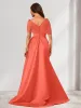 Sheath/Column Off-the-Shoulder Sleeveless Split Side Bridesmaid Dresses sold by Lavetir