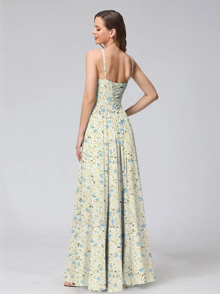 A-Line/Princess Halter Sleeveless Ruched Bridesmaid Dresses sold by Lavetir product image thumbnail 4