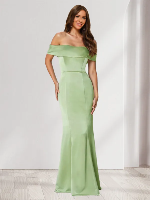 Sheath/Column Strapless Sleeveless Ruched Bridesmaid Dresses sold by Lavetir