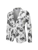 Tailored Fit Notched Lapel Single Breasted One-button Men's Party Jacket sold by Lavetir