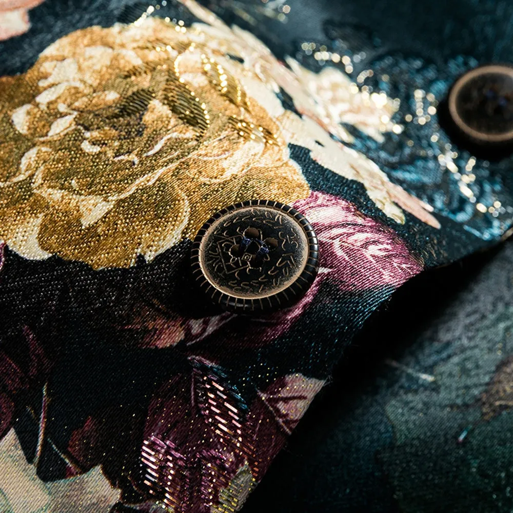 Tailored Fit Notched Lapel Breasted Two-Buttons Beach Men's Party Jacket sold by Lavetir product image thumbnail 4