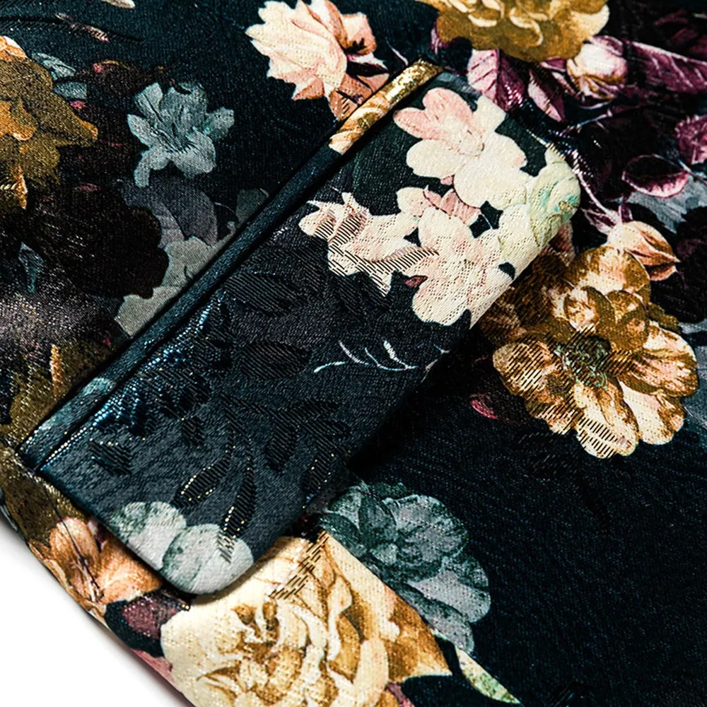 Tailored Fit Notched Lapel Breasted Two-Buttons Beach Men's Party Jacket sold by Lavetir product image thumbnail 3