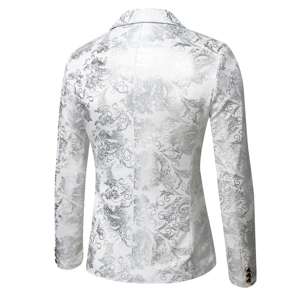 Tailored Fit Notched Lapel Single Breasted One-button Men's Party Jacket sold by Lavetir product image thumbnail 2