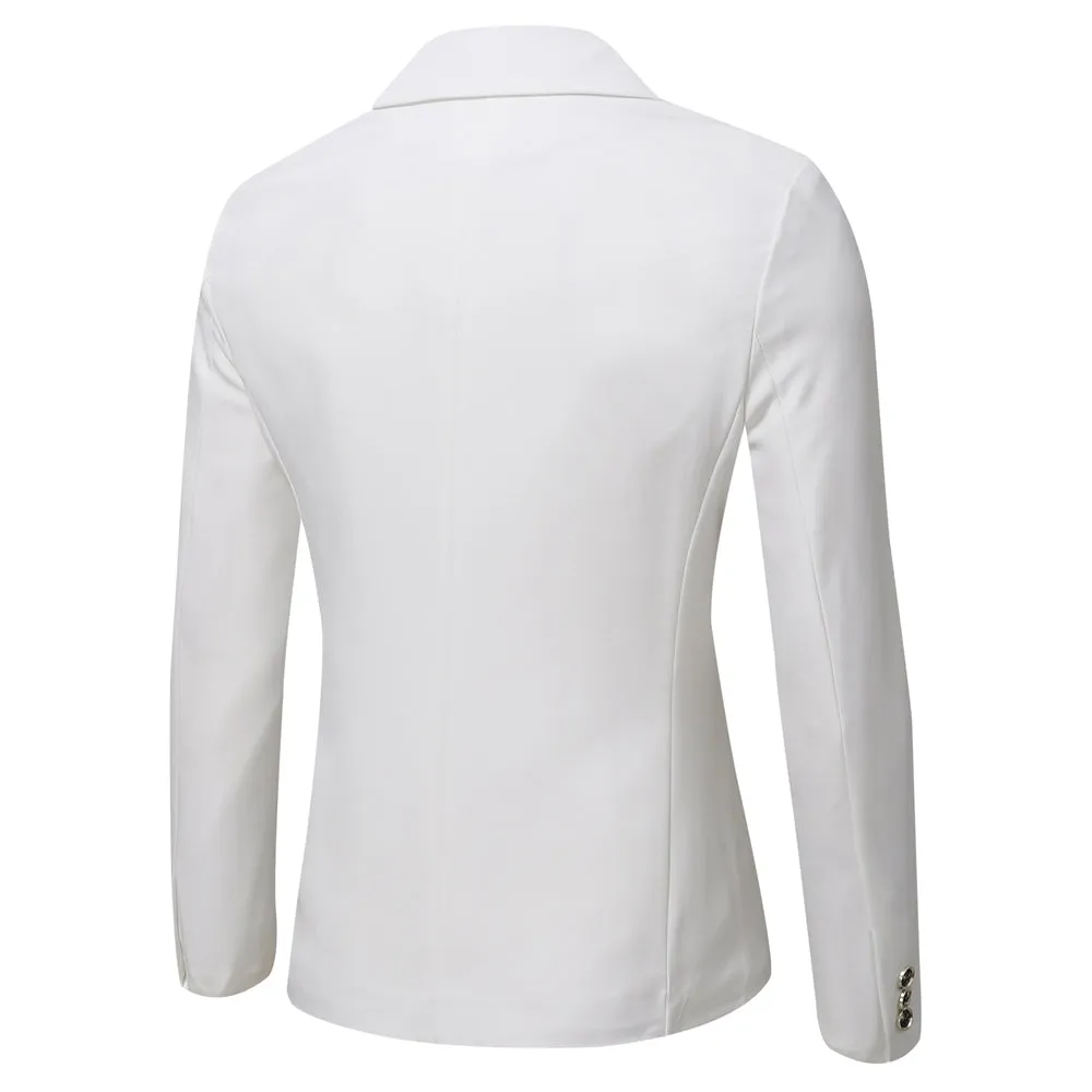 Tailored Fit Notched Lapel Single Breasted One-button Men's Party Jacket sold by Lavetir product image thumbnail 2