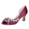 Women's Glitter With Ankle Strap Rhinestone Peep Toe Spool Heel Evening Shoes sold by Lavetir