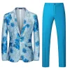Tailored Fit Single Breasted One-button 2 Pieces Men's Wedding Suits sold by Lavetir