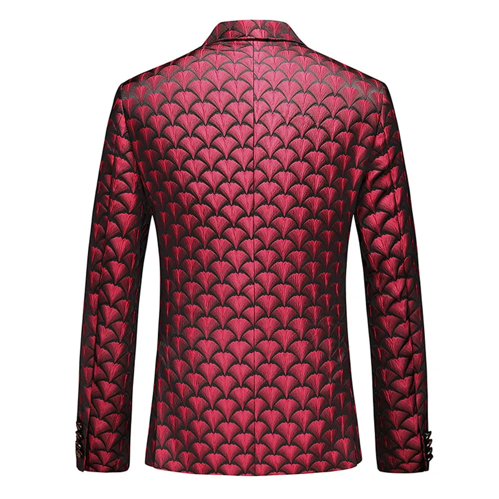 Tailored Fit Single Breasted One-button Men's Party Jacket sold by Lavetir product image thumbnail 2