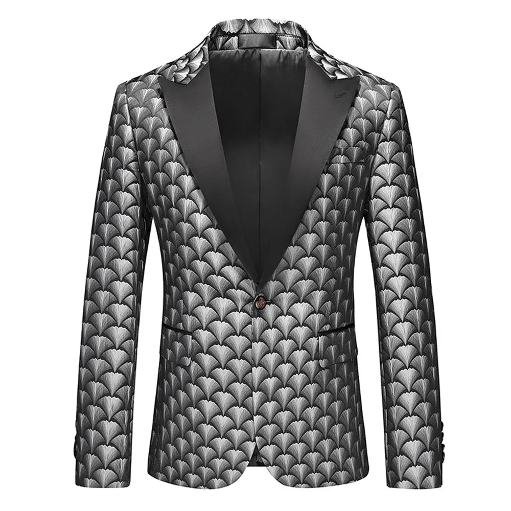 Tailored Fit Single Breasted One-button Men's Party Jacket sold by Lavetir product image thumbnail 5