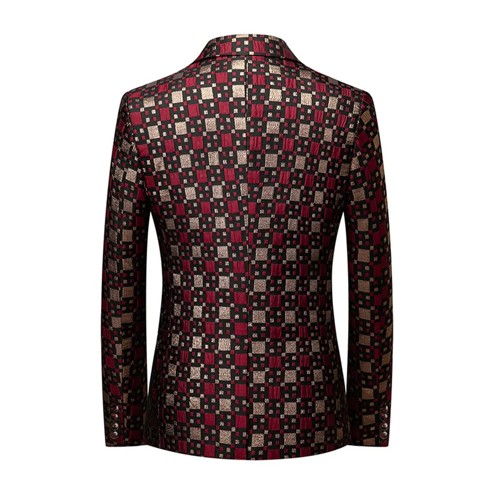 Tailored Fit Notched Lapel Single Breasted One-button Men's Party Jacket sold by Lavetir product image thumbnail 2