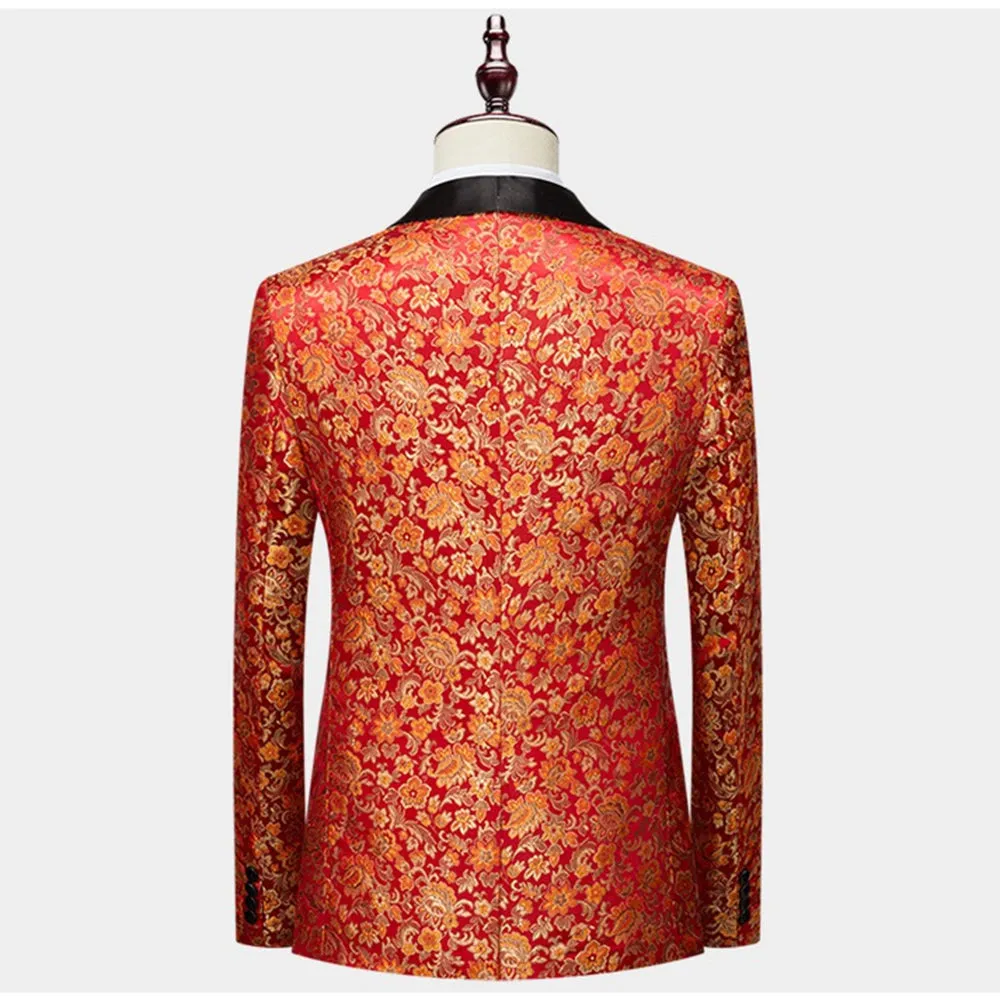 Tailored Fit Single Breasted One-button 3 Pieces Men's Wedding Suits sold by Lavetir product image thumbnail 2