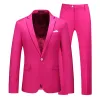 Tailored Fit Single Breasted One-button 2 Pieces Men's Prom Party Suits sold by Lavetir