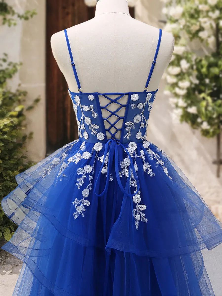 A-Line/Princess V-Neck Sleeveless Applique Prom Dresses sold by Lavetir product image thumbnail 5