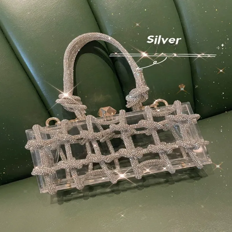 Gorgeous Charming Rhinestone Clutch Unique Handbags sold by Lavetir