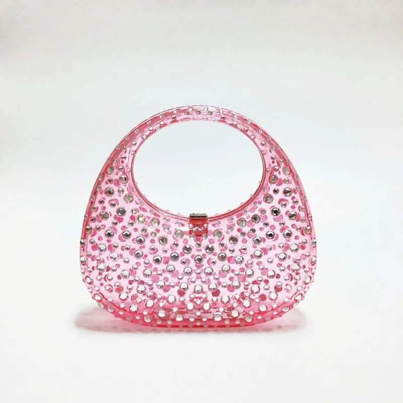 Charming Rhinestone Clutch Women's Handbags sold by Lavetir