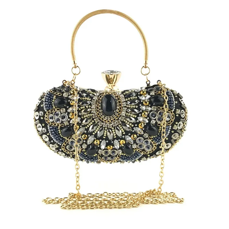 Shining Rhinestone Clutch Women's Handbags sold by Lavetir