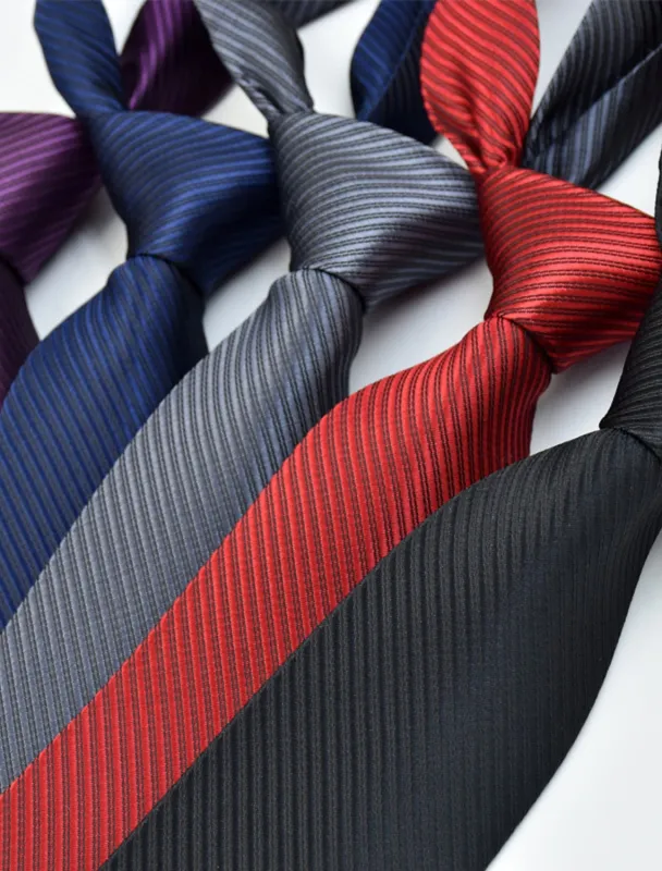 Men's Solid Colored Classic Tie made by Lavetir