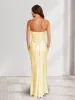 Sheath/Column Sweetheart Keyhole Long Bridesmaid Dresses with Belt sold by Lavetir
