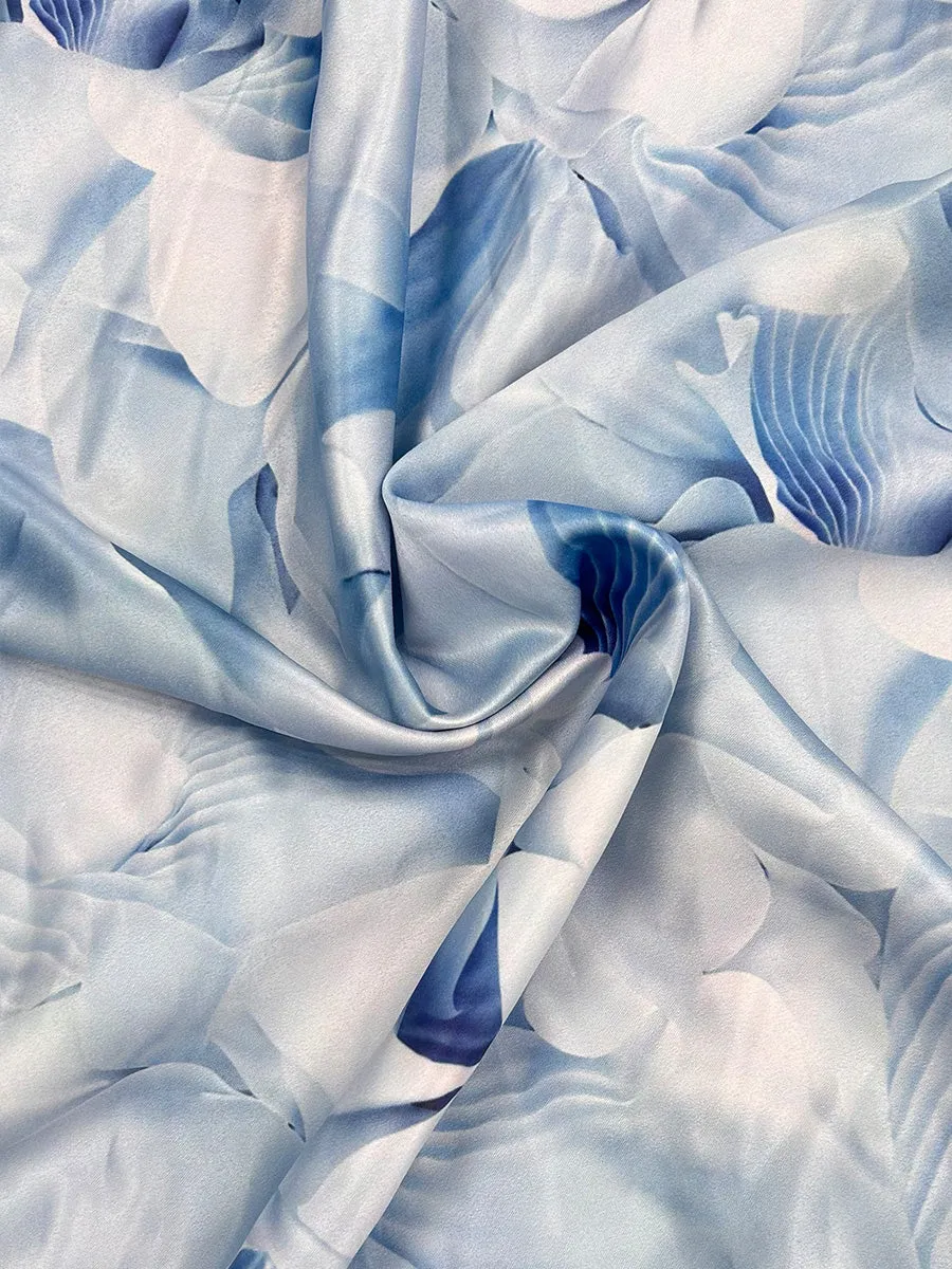 A-Line/Princess Off-the-Shoulder Short Sleeves Printed Floral Mother of the Bride Dresses with Bow sold by Lavetir product image thumbnail 2