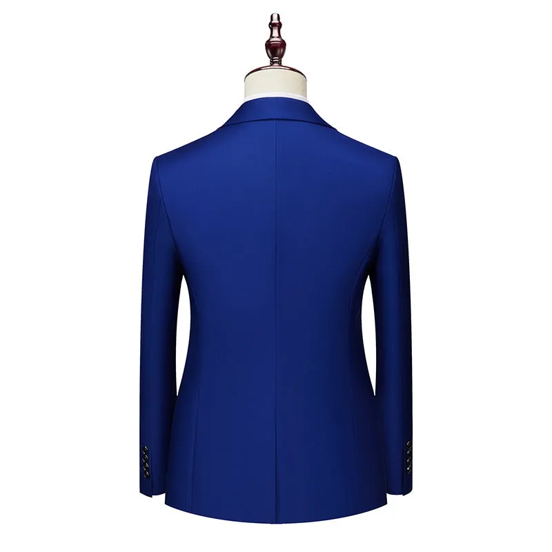 Tailored Fit Single Breasted One-button 2 Pieces Solid Colored Men's Casual Suits sold by Lavetir product image thumbnail 2