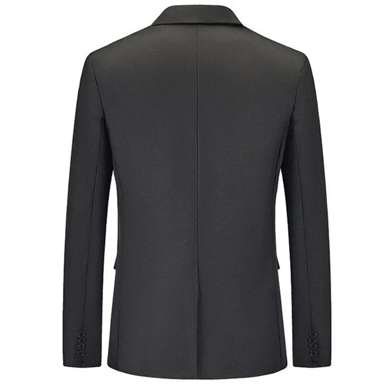 Tailored Fit Notched Single Breasted One-button Minimalist Men's Formal Jacket sold by Lavetir product image thumbnail 2