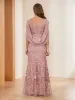Sheath/Column V-Neck Short Sleeves Appliques Mother of the Bride Dresses with Cape sold by Lavetir