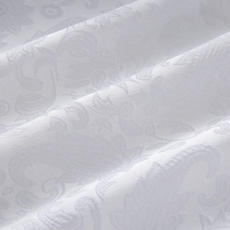 Tailored Fit Peaked Lapel Double Breasted Six-Buttons Jacquard 2 Piece Men's Party Suits sold by Lavetir product image thumbnail 4