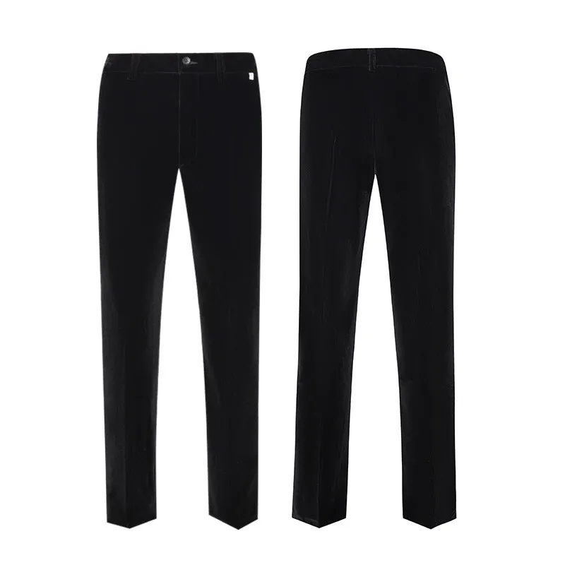 Tailored Fit Peaked Lapel Single Breasted One-Button 2 Pieces Men's Party Suits with Rhinestones sold by Lavetir product image thumbnail 4