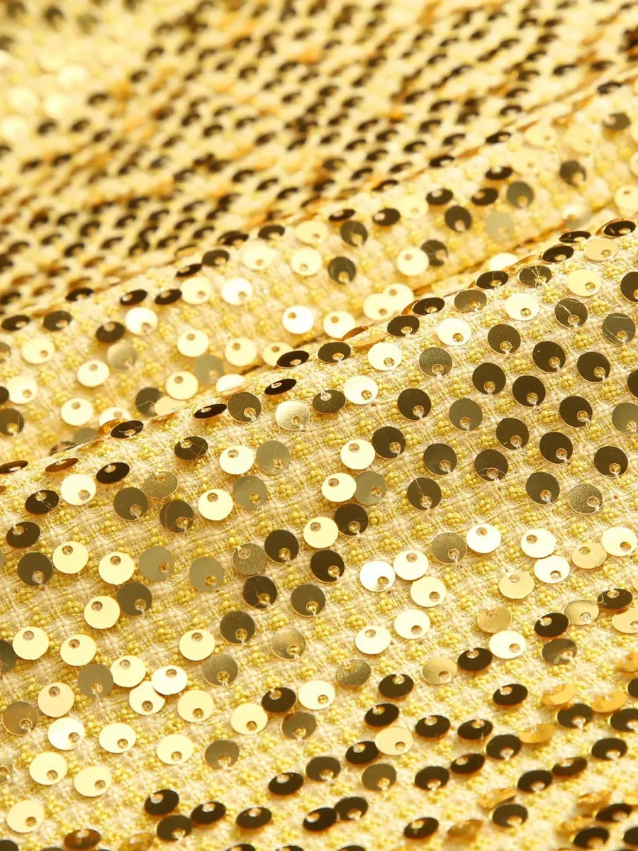 Tailored Fit Notched Lapel Single Breasted One-Button Men's Party Jacket With Sequins sold by Lavetir product image thumbnail 3