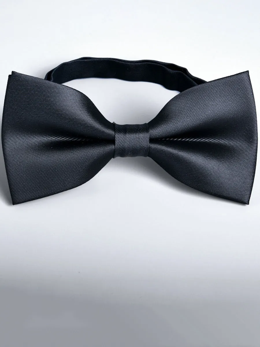 Men's Solid Colored Versatile Formal Bow Tie sold by Lavetir product image thumbnail 2