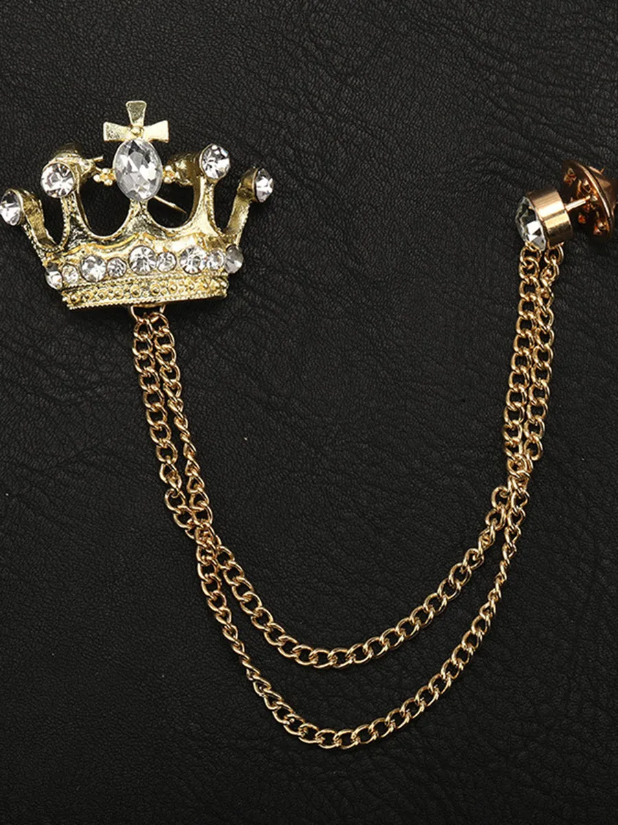 Men's Delicated Rhinestones Unique Brooch sold by Lavetir product image thumbnail 5