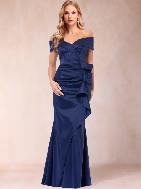 Trumpet/Mermaid Off-the-Shoulder Sleeveless Mother of the Bride Dresses With Ruffles sold by Lavetir