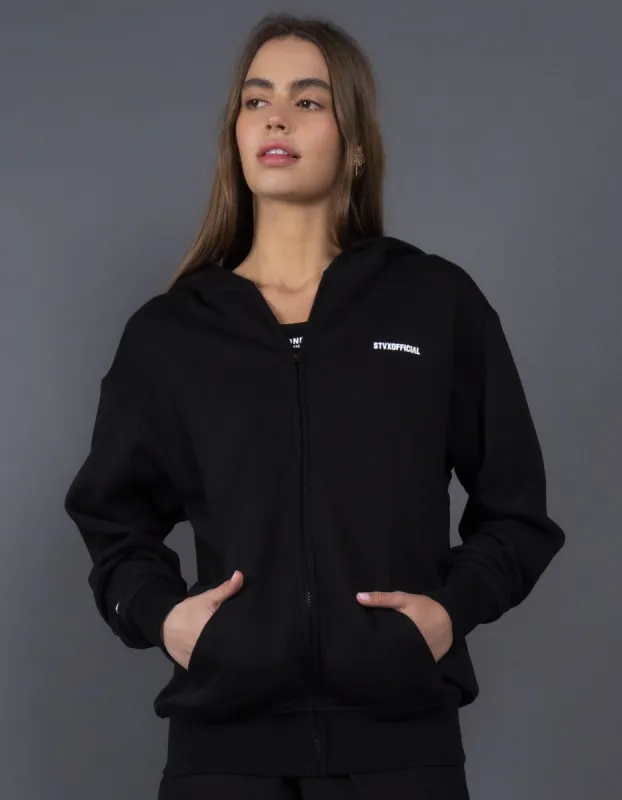 W22 Zip Hoodie Raven - Black sold by Stax