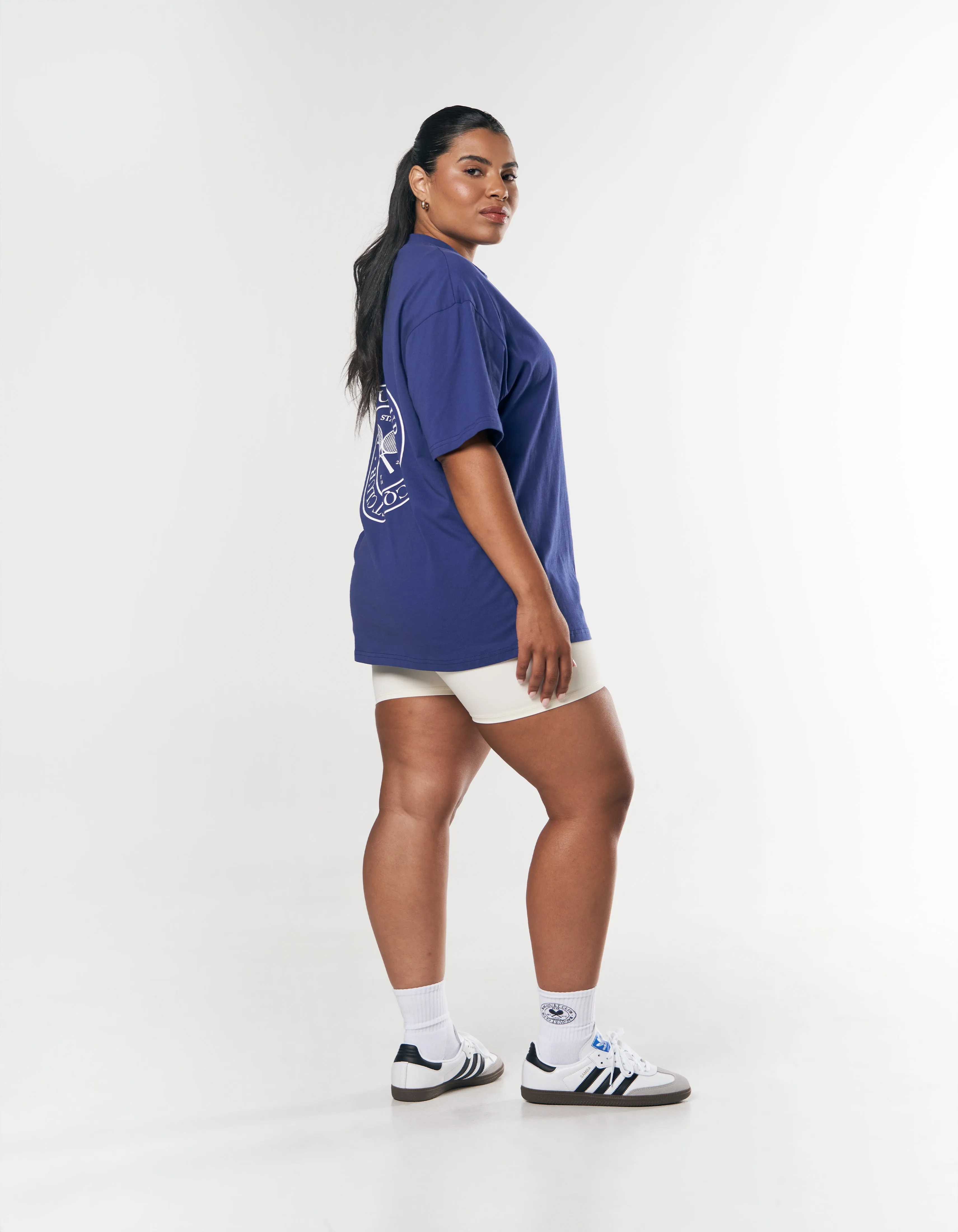 Racquet Club Tee - Navy sold by Stax product image thumbnail 5