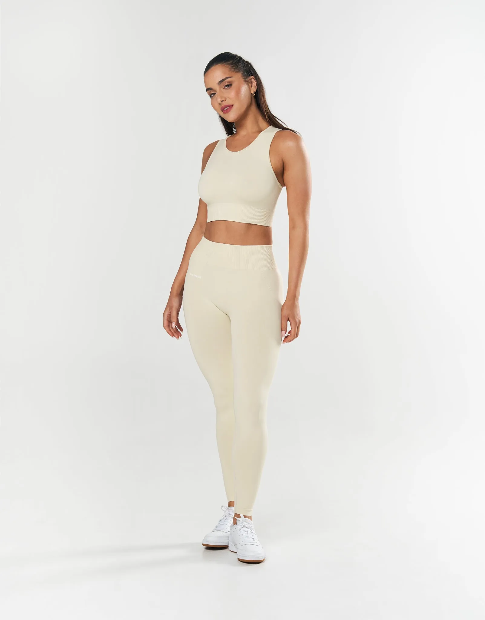 Seamless Cropped Singlet - Butter sold by Stax product image thumbnail 3