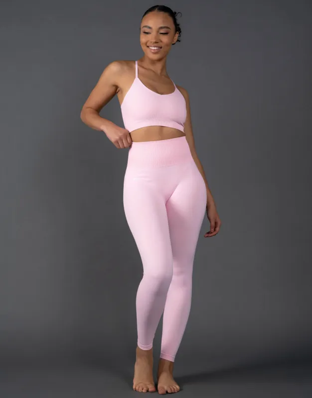 Premium Seamless Tights V5.1 - Taffy (Pink) sold by Stax