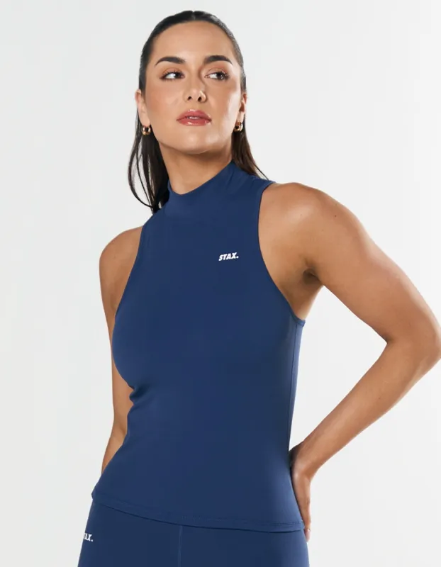 High Neck Body Tank NANDEX ™ - Navy sold by Stax