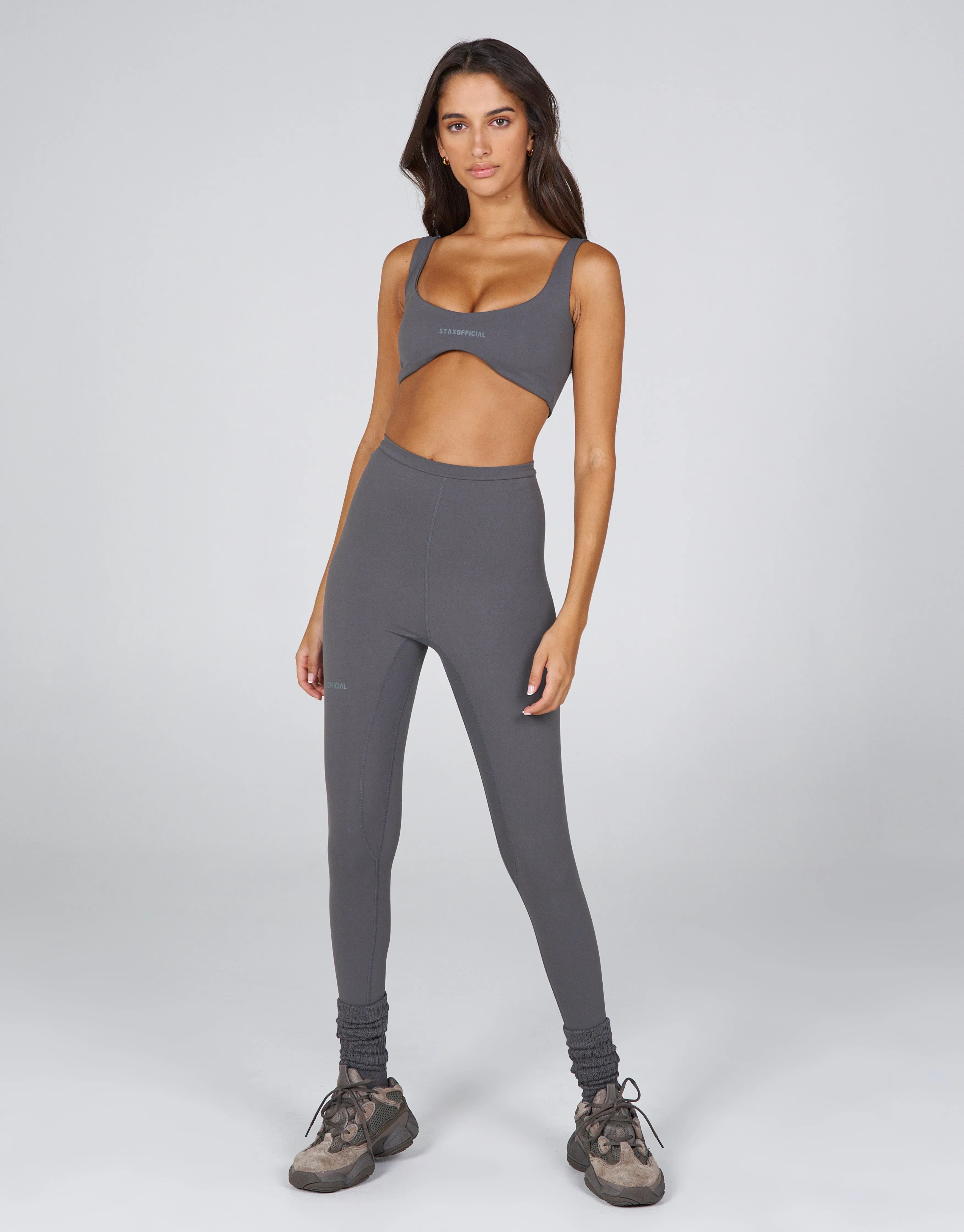 AW Canyon Crop- Ash (Grey) sold by Stax product image thumbnail 2