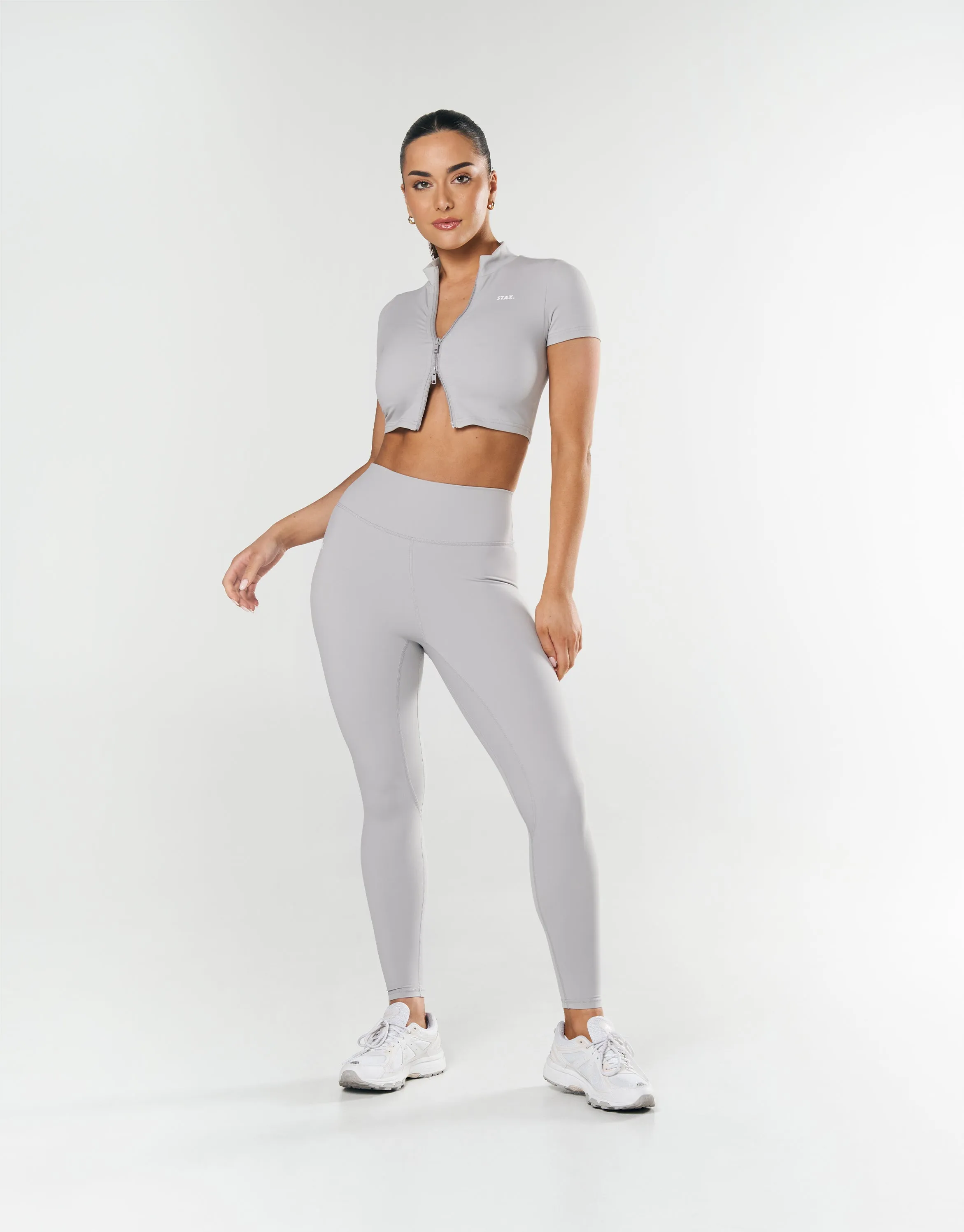 Base Zip Crop NANDEX ™ - Light Grey sold by Stax product image thumbnail 2
