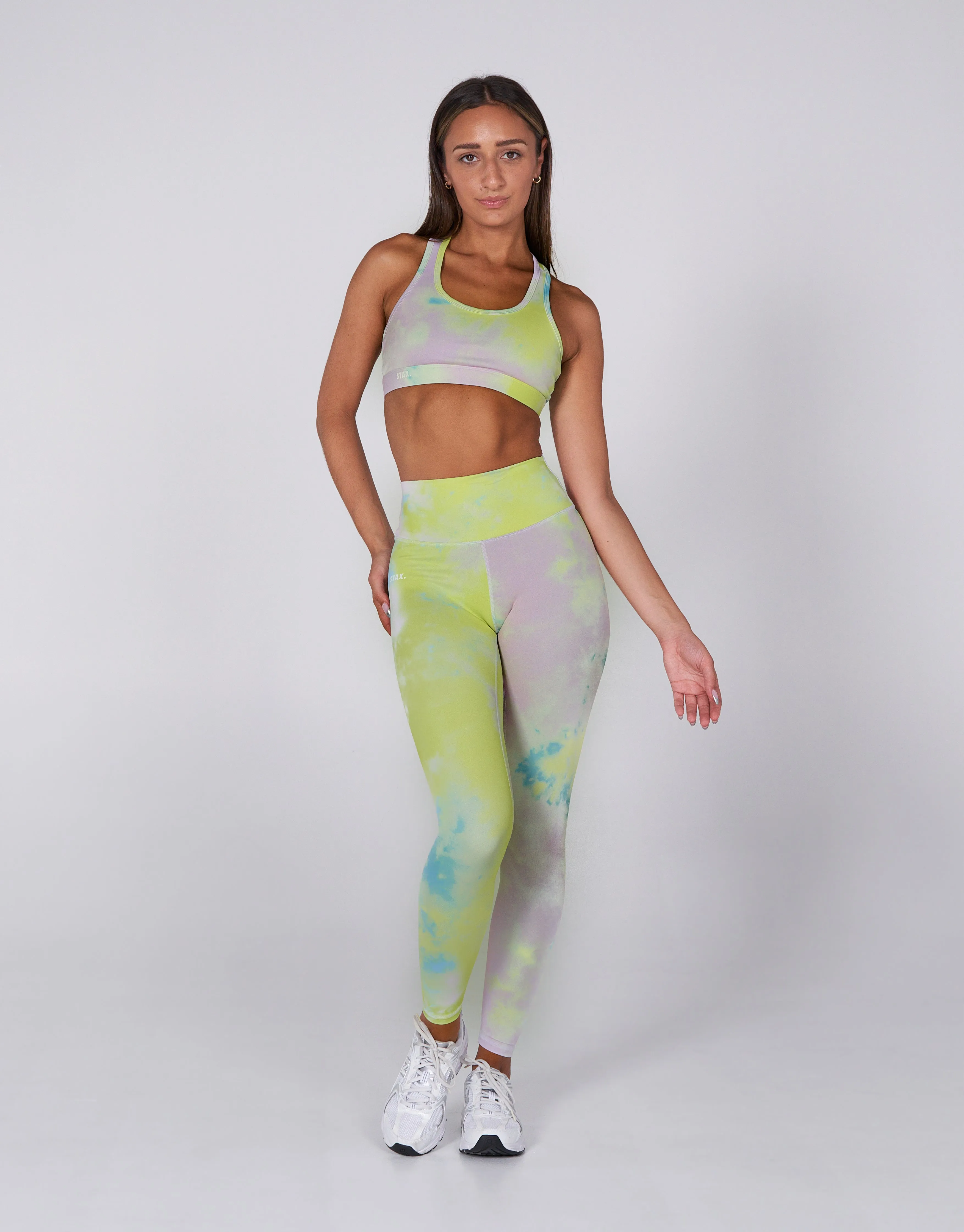 Tie Dye Full Length Tights - Splash sold by Stax