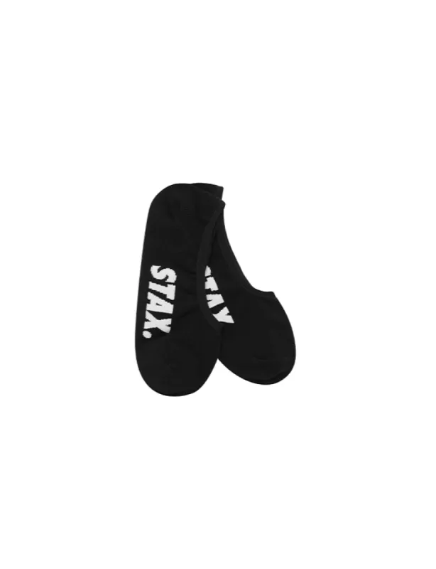 Unisex No Show Socks - Black sold by Stax