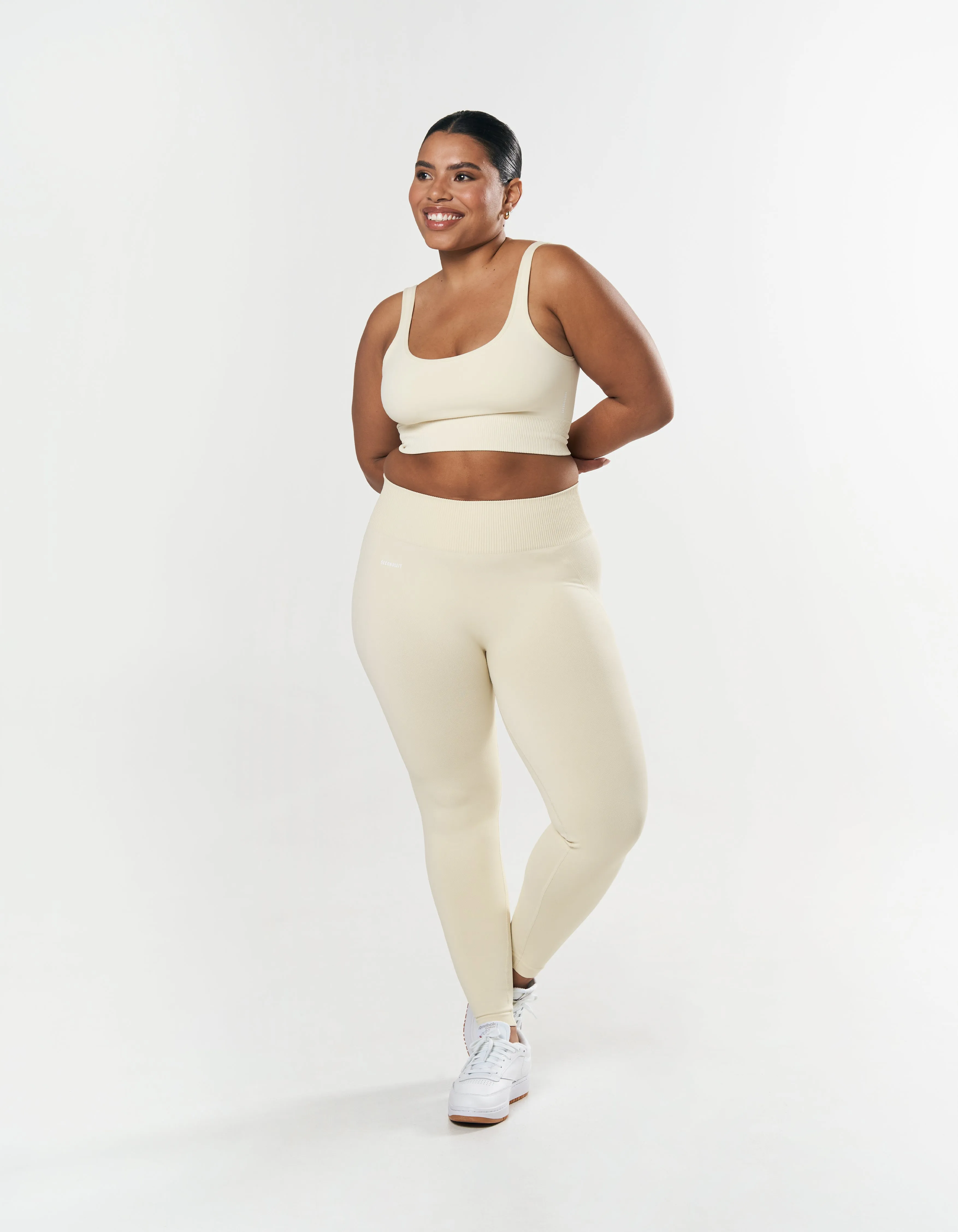 Seamless Low back Crop - Butter sold by Stax product image thumbnail 2