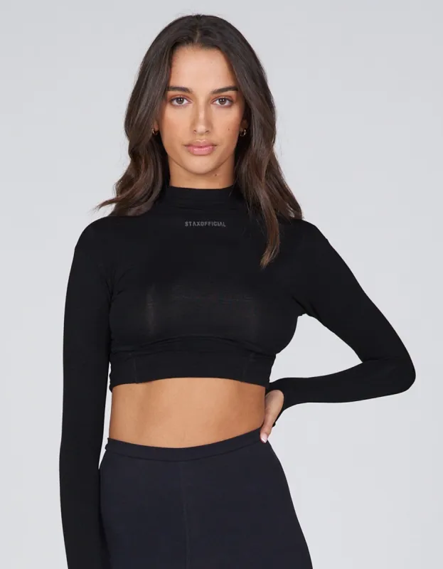AW Ocean Long Sleeve - Storm (Black) sold by Stax