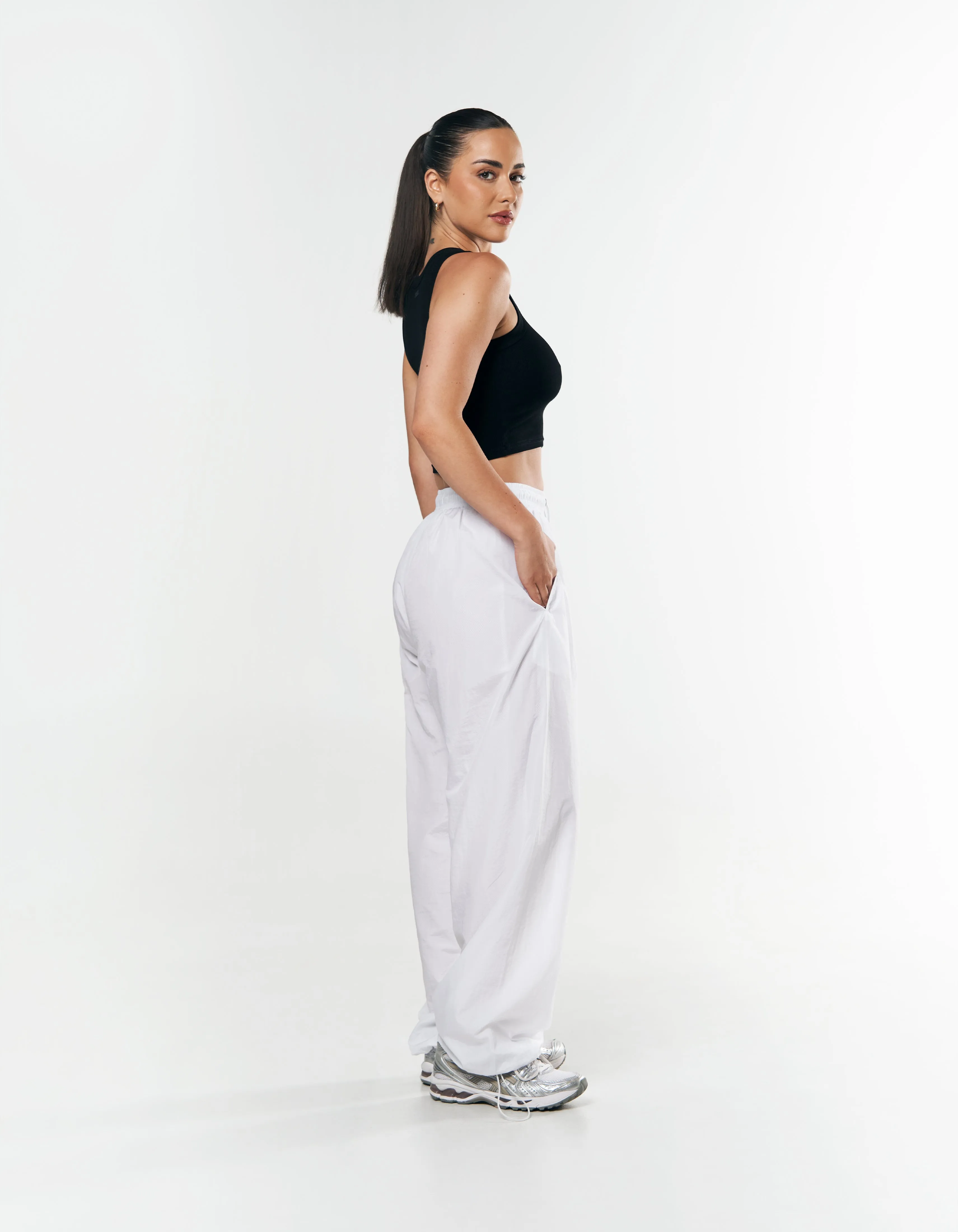 Parachute Pants- White sold by Stax product image thumbnail 5