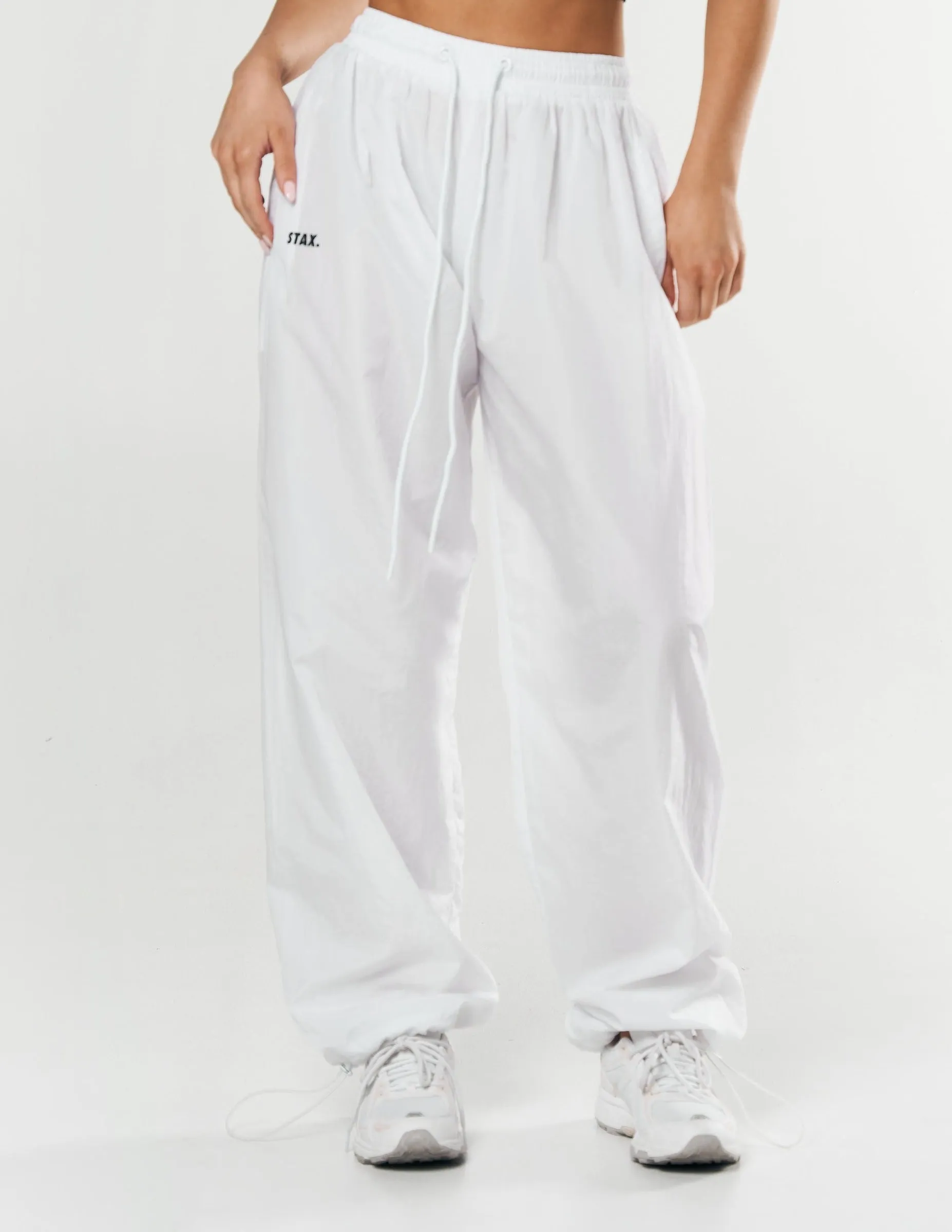 Parachute Pants- White sold by Stax