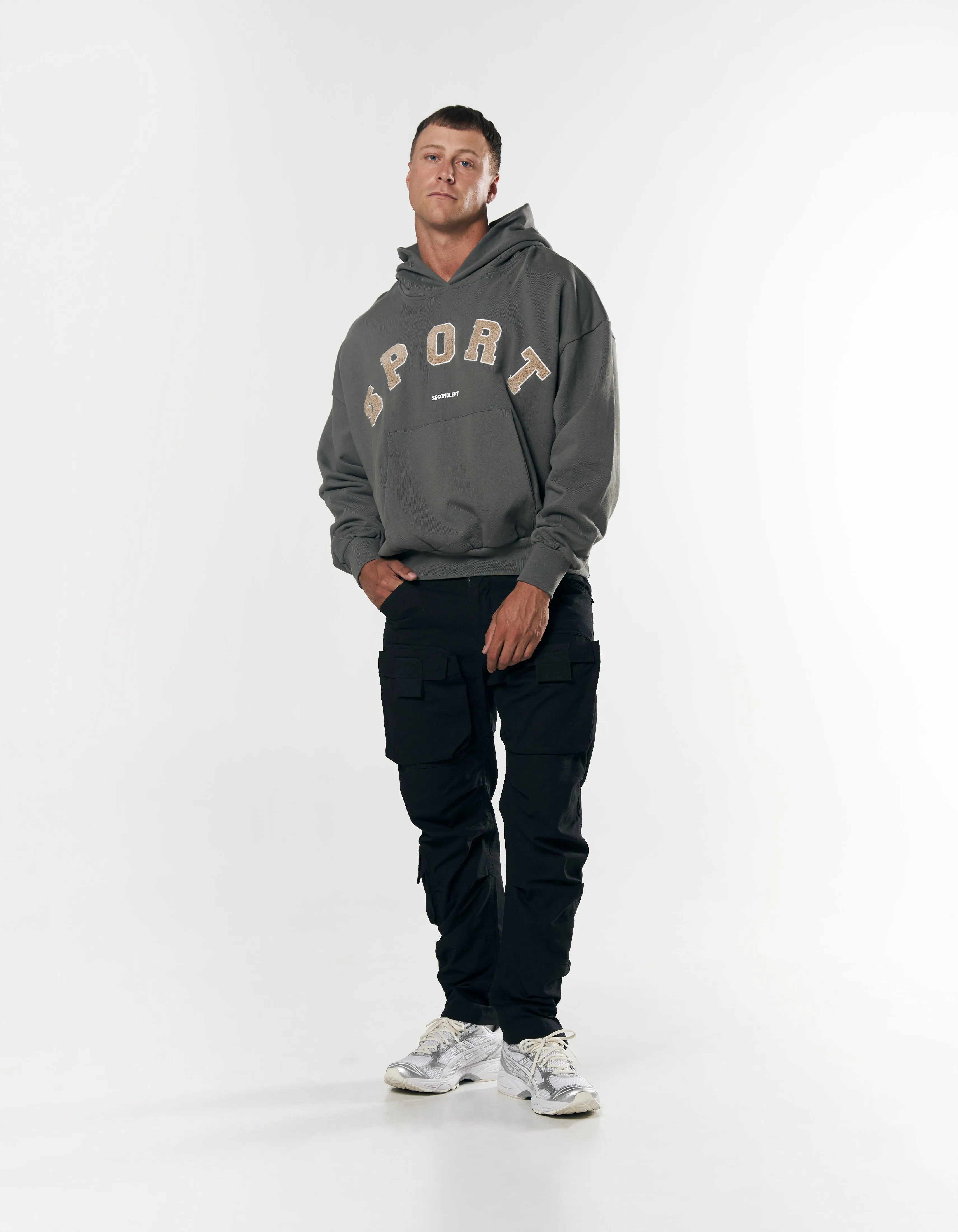Sport Hoodie - Steel sold by Stax product image thumbnail 3