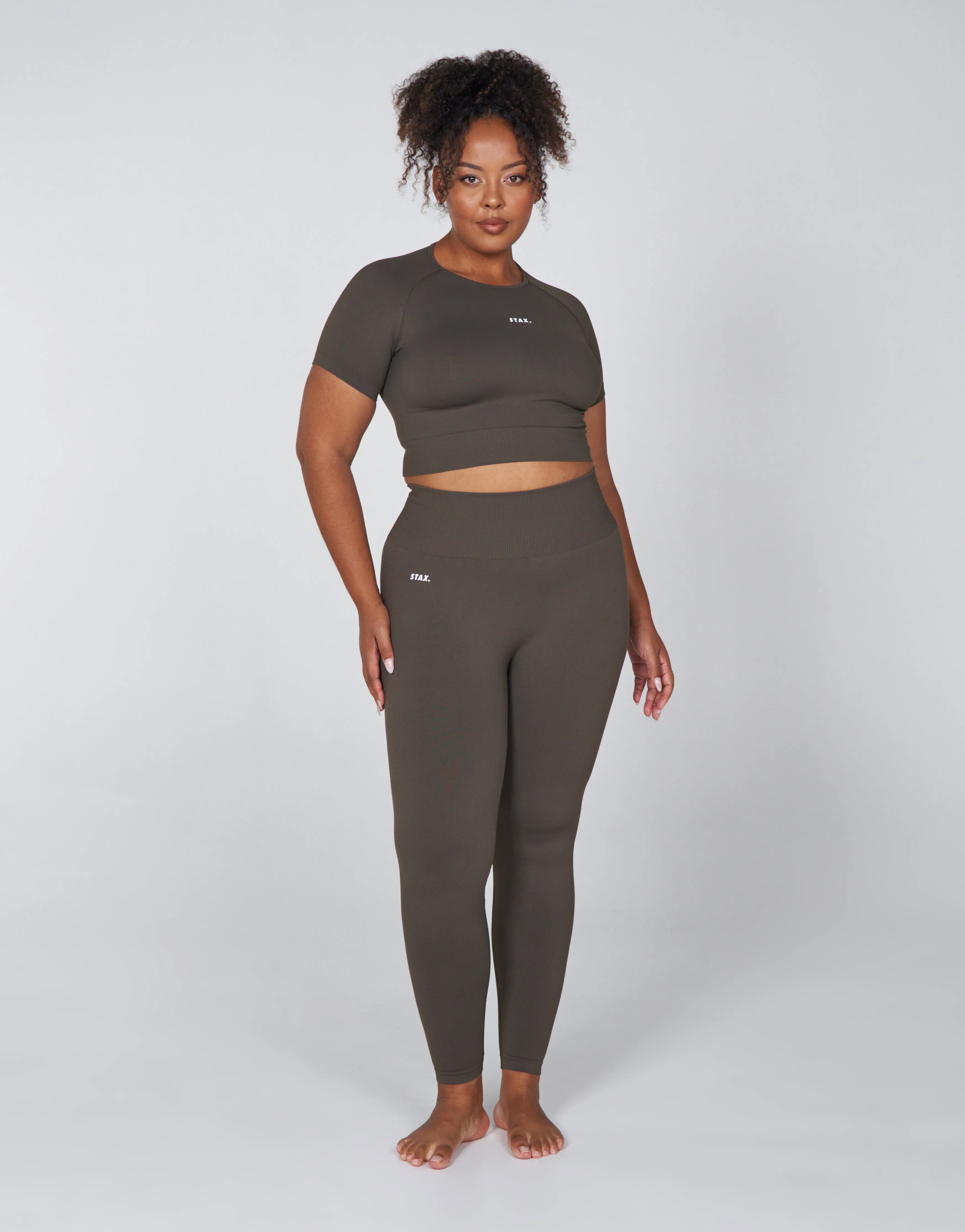Premium Seamless Favourites Cropped Tee - Dovetail sold by Stax product image thumbnail 5