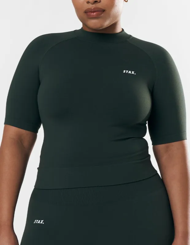 Premium Seamless High Neck Tee - Porsche sold by Stax