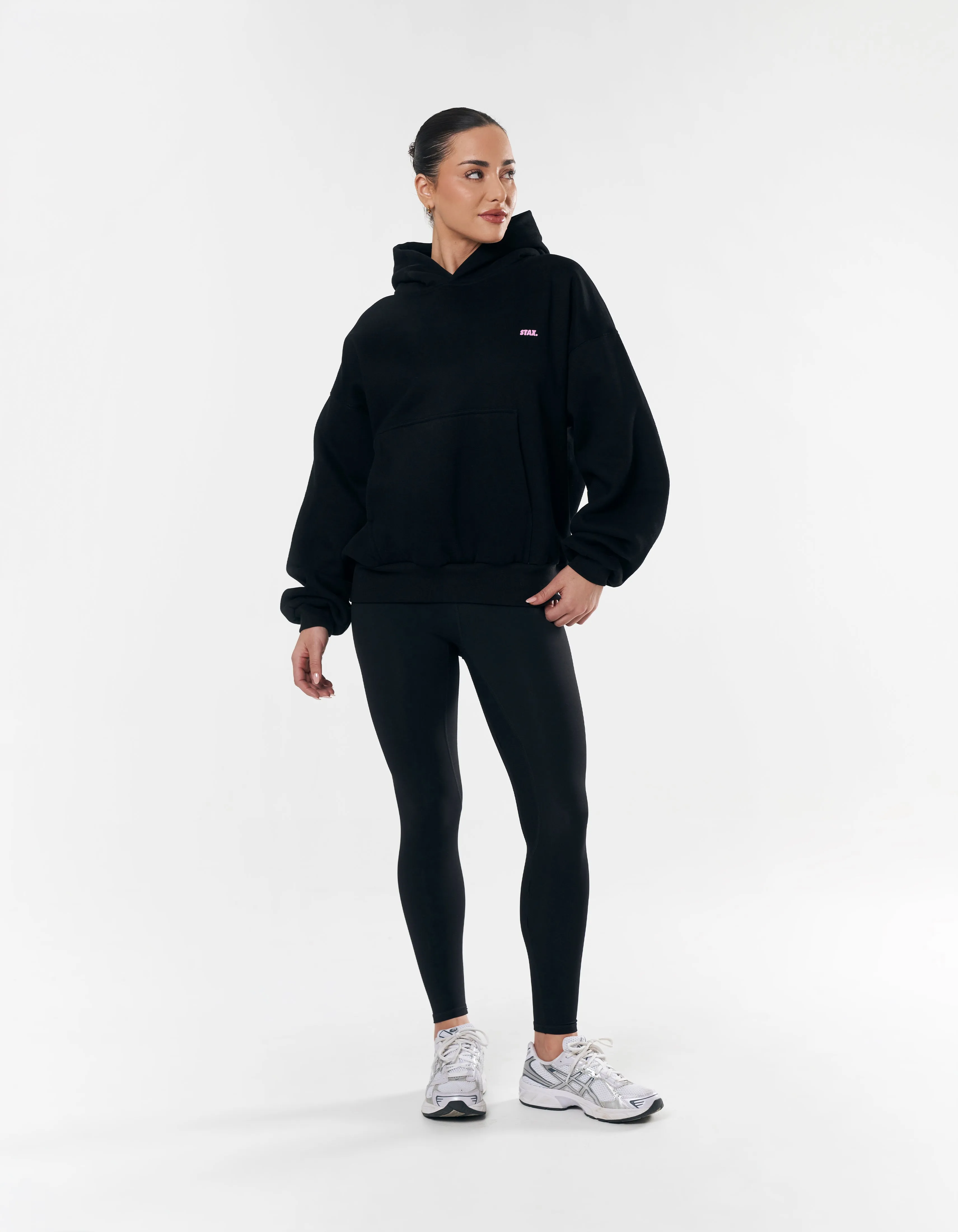 Classic Hoodie - Black/Pink sold by Stax product image thumbnail 2