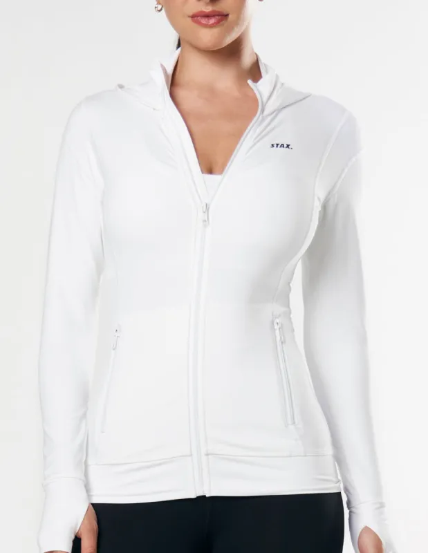 Zip Jacket Hoodie NANDEX ™ - White sold by Stax
