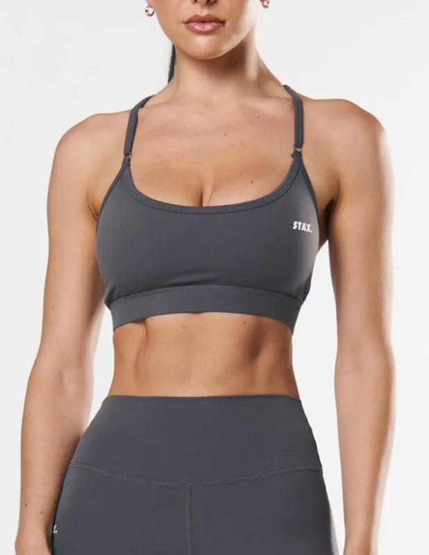 Strappy Crop NANDEX ™ - Charcoal Grey sold by Stax